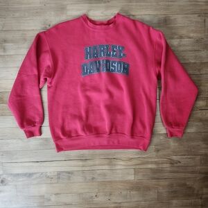 Harley-Davidson Red Crewneck Sweater
